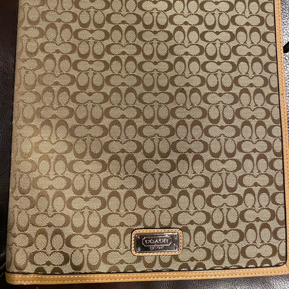 Coach Portfolio and lap top sleeve